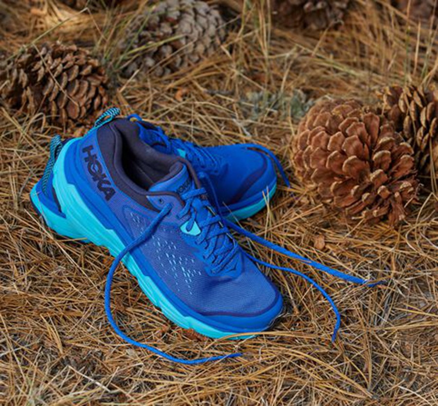 Hoka One One Trainers Mens Blue - Challenger ATR 6 - 05793KRCJ